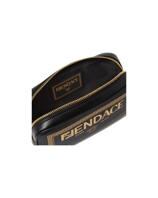 Versace White Zipper Shoulder Bag