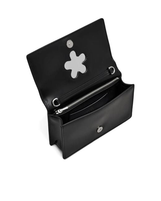 Marc Jacobs Black The Glam Mirror Mini Handbag