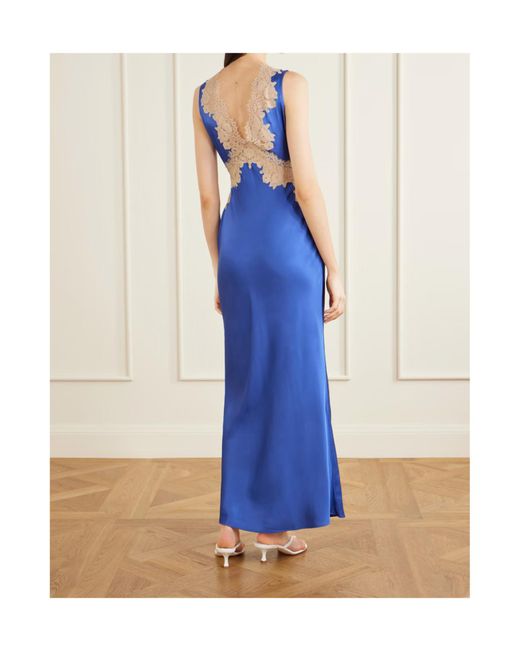 Rixo Blue Sleeveless Dress