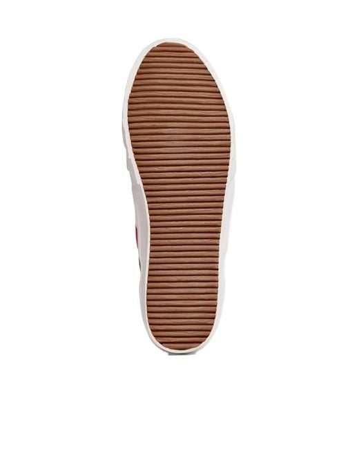 Thom Browne White Striped Low-Cut Sneakers