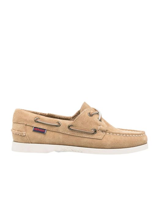 Sebago Natural Portland Flesh Boat Shoes