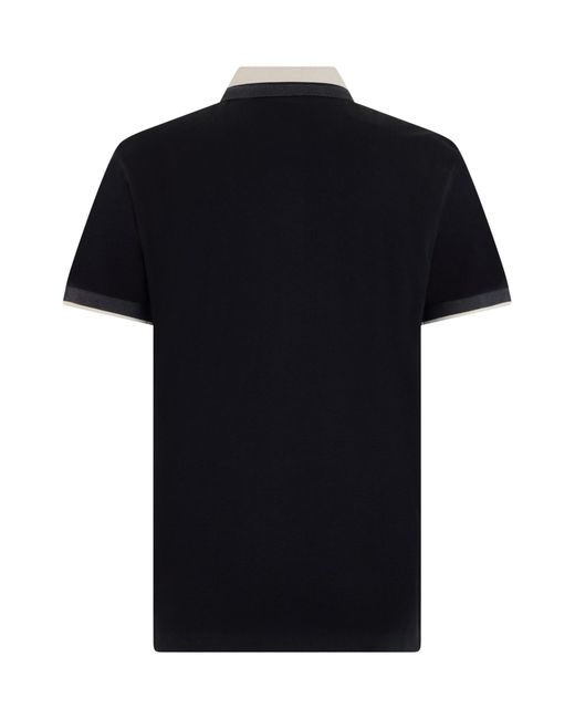 Boss Black Collared Short-Sleeved Polo Shirt for men
