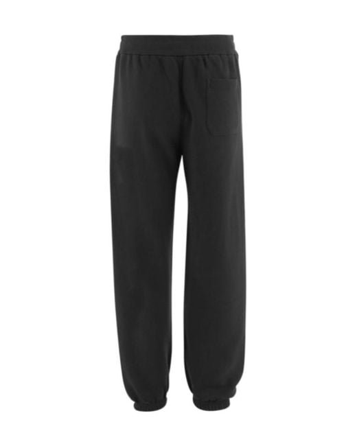 Jil Sander Black Elastic-Waist Athletic Pants