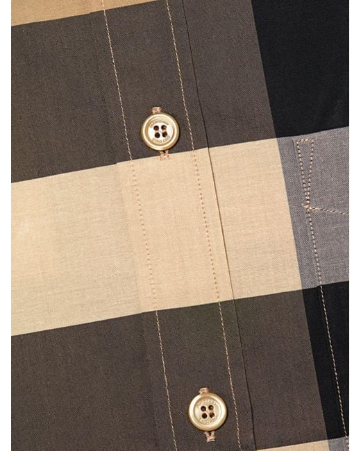 Burberry Multicolor Checked Buttoned Shirt for men