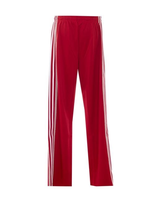 Aniye By Red Elastic-Waist Athletic Pants