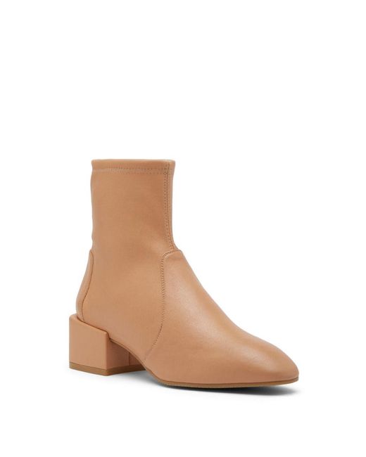 Stuart Weitzman Brown Slip-On Ankle Boots