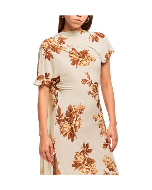 Magda Butrym Metallic Long Dress
