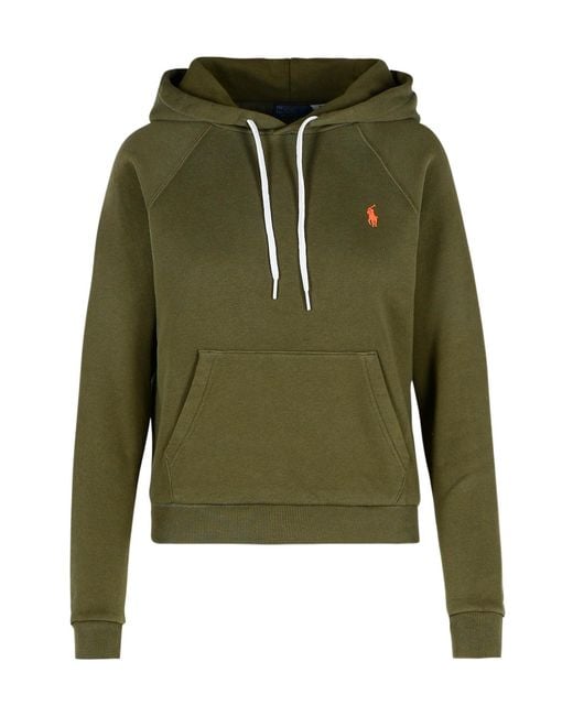 Polo Ralph Lauren Green Long-Sleeved Hooded Hoodie