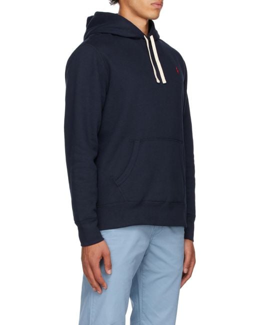Polo Ralph Lauren Blue The Rl Fleece Hoodie for men