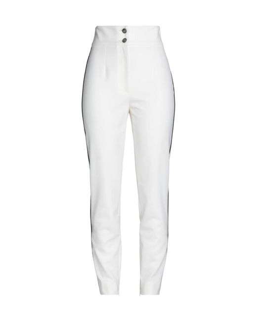 Dolce & Gabbana White Slim-Fit Trousers