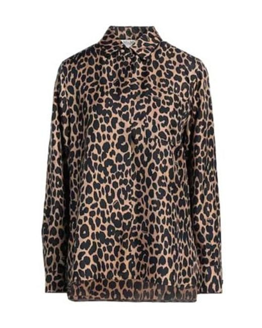Max Mara Black Leopard Print Shirt
