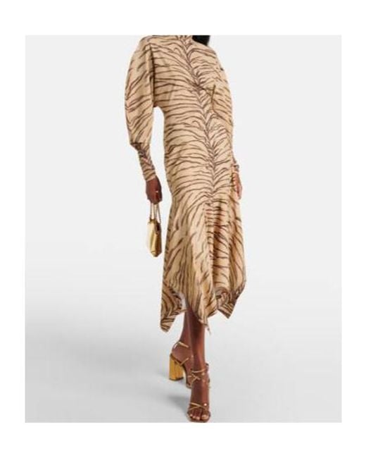 Stella McCartney Natural Jersey Midi Dress