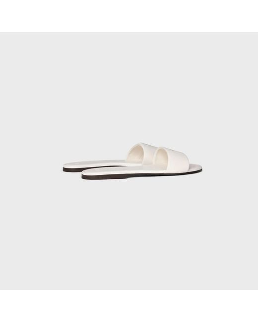 Céline White Coast Mule