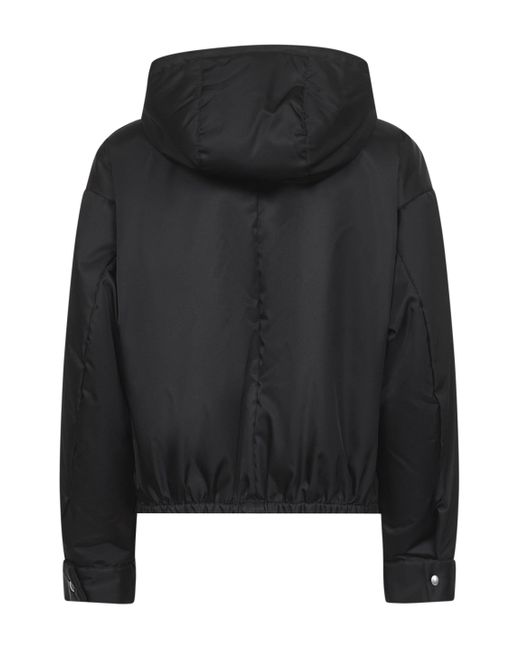 Prada Black Long Sleeve Cotton Coat