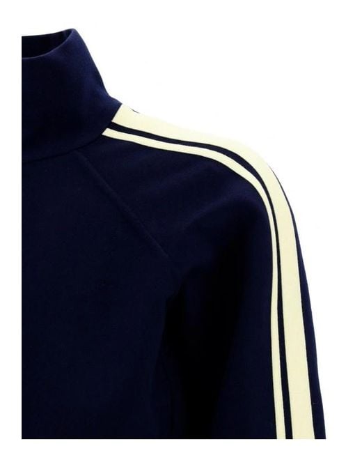Bottega Veneta Blue Zip-Up Track Jacket for men