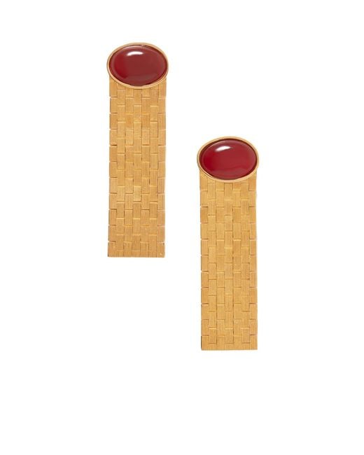 Khaite Metallic Chronos Earrings