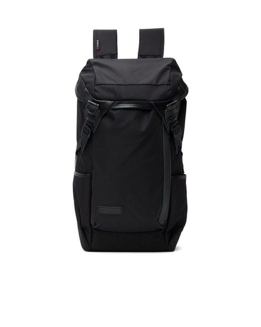 Master Piece Black Logo Backpack for men