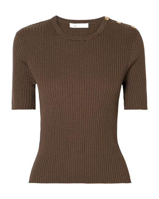 Blazé Milano Brown Short-Sleeved Knitwear
