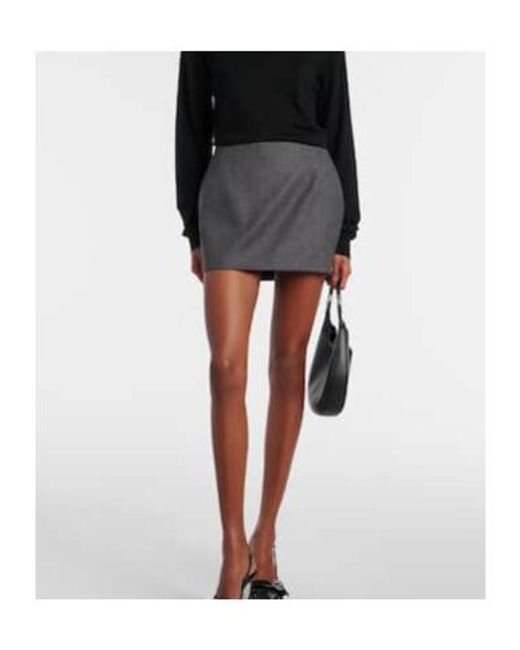 Wardrobe NYC Gray Mini Skirt