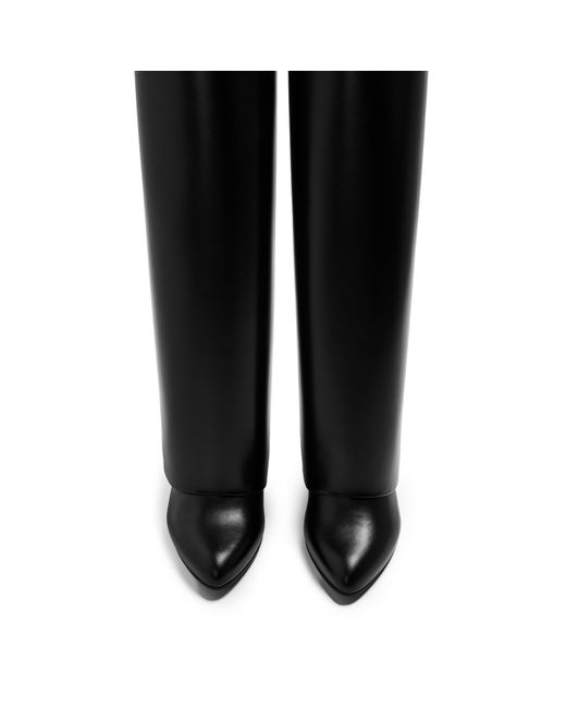 Givenchy Black Knee-High Fitted Boots