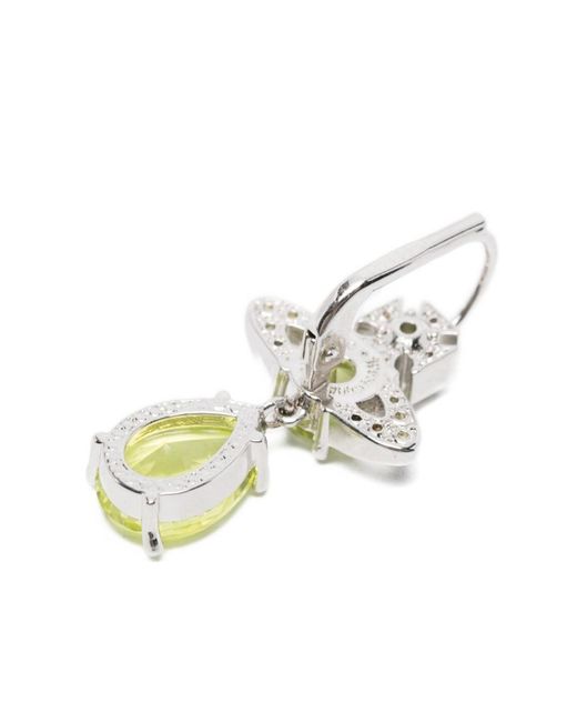 Vivienne Westwood White Pendant Earrings