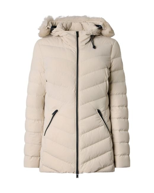 Moose Knuckles Natural Roselawn Hooded Jacket