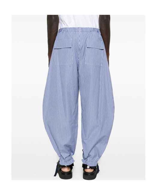 Sacai Blue Poplin Pants for men