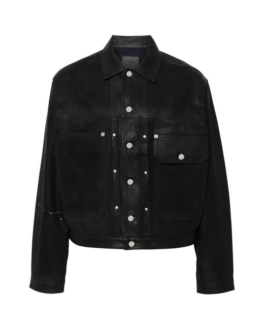 Givenchy Black Denim Jackets for men