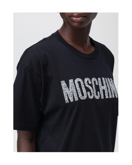 Moschino Black Long Sleeve Crewneck Sweatshirt