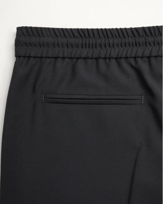 Valentino Black Drawstring Straight Fit Trousers for men