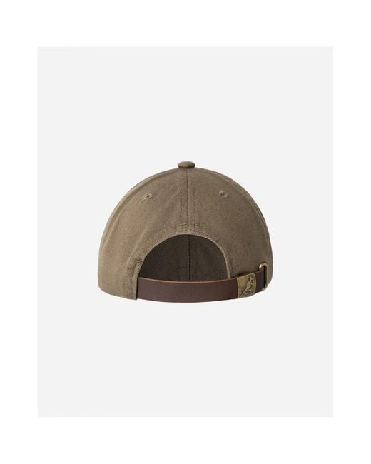Kangol Brown Logo Washed Baseball Cap for men