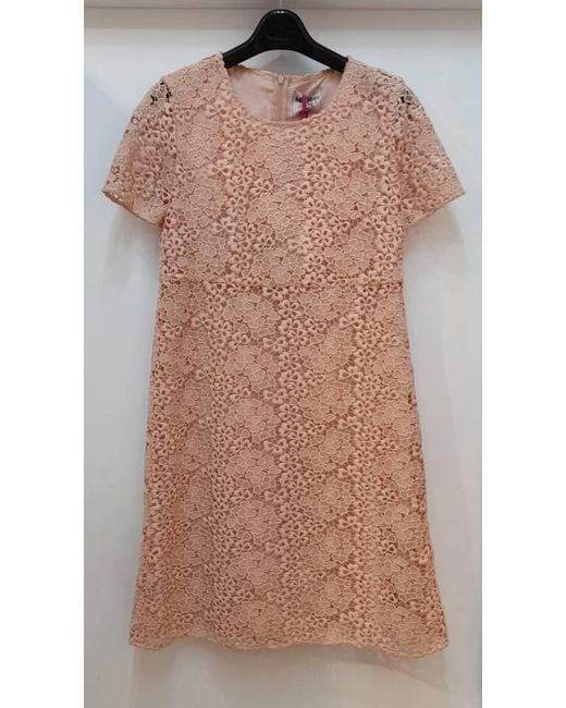 Max Mara Pink Short Sleeve Dress