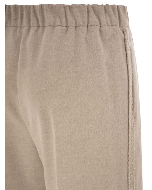 Herno Natural Elastic Waist Resort Trousers