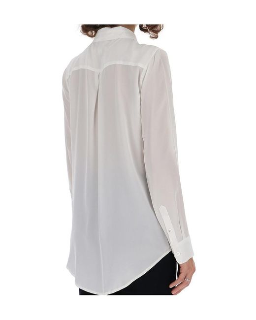 Equipment White Buttoned Shirt