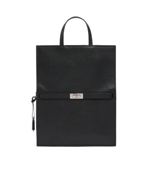 Tory Burch Black Double Handle Shoulder Bag