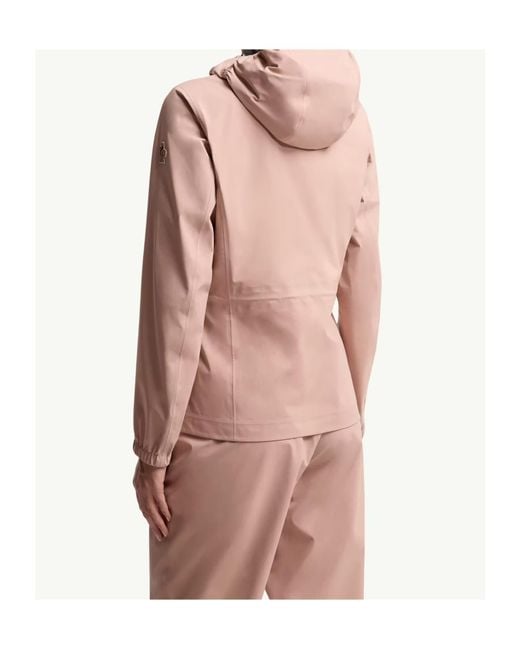 Moncler Pink Grenoble Valles Hooded Jacket