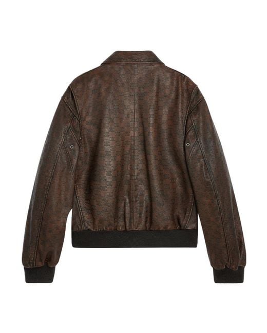 Céline Brown Aviator Blouson Jacket for men