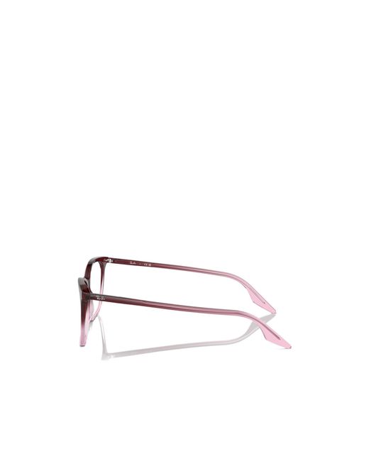 Ray-Ban Metallic Square-Frame Glasses