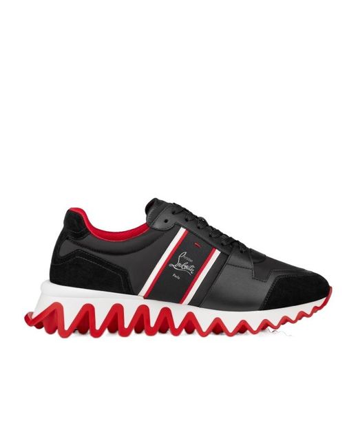 Christian Louboutin Black Nastroshark Sneakers for men