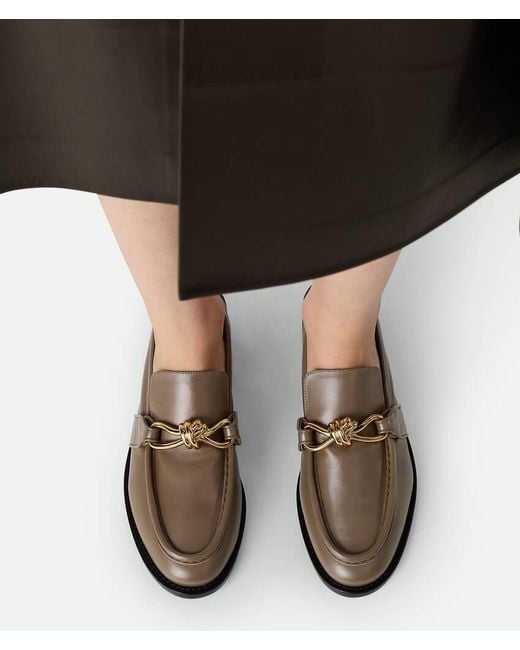 Bottega Veneta Brown Astaire Loafers