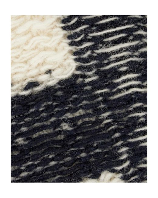 Iceberg Black Round-Neck Knitted Sweater for men