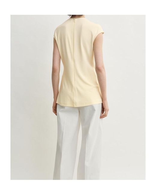 Totême Natural Cap-Sleeve Top