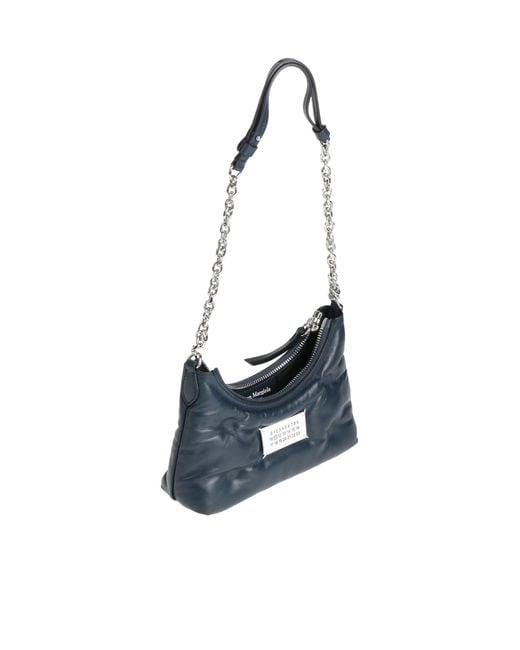 Maison Margiela Blue Plain Colour Shoulder Bags