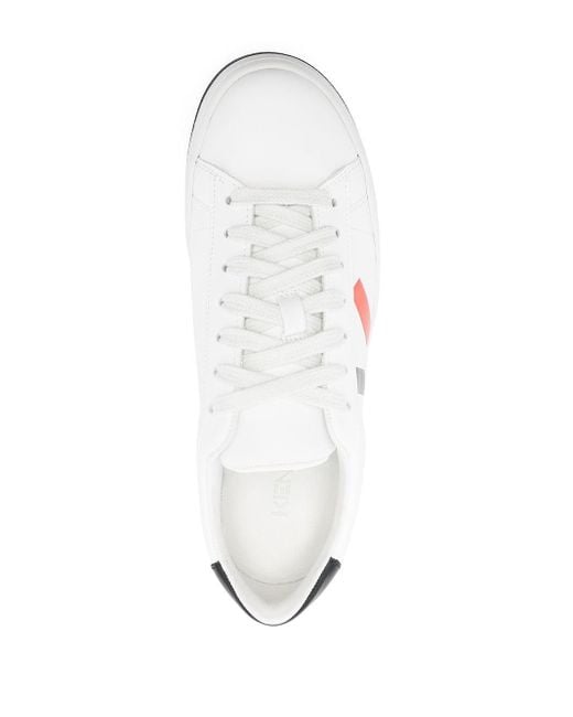 KENZO White Kourt K Logo Sneakers