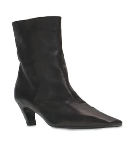 Khaite Black Pointy Boots