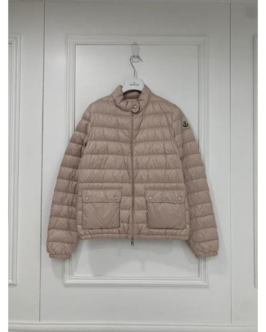 Moncler Gray Lans Packable Short Down Jacket
