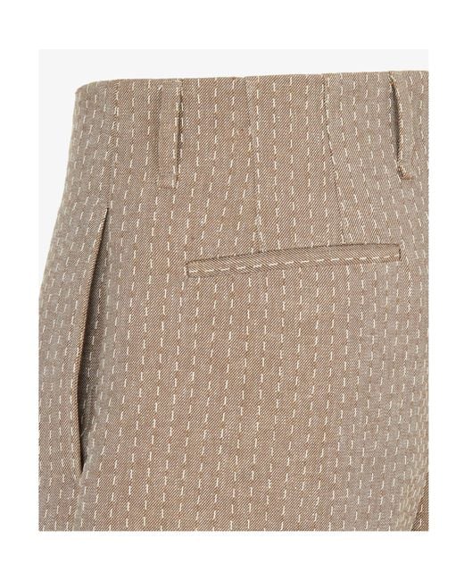 Fendi Gray Tailored Bermuda Shorts for men