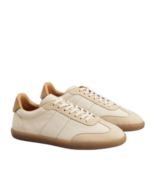 Tod's White Tabs Low-Top Sneakers for men