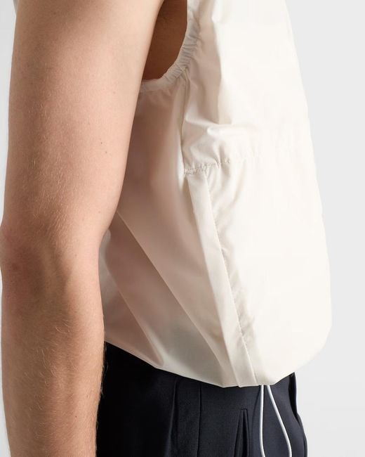 Prada Natural Re-Nylon Vest for men