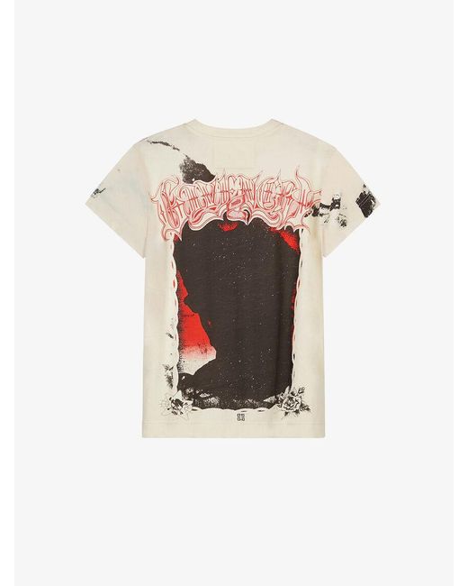 Givenchy Natural Graphic Print T-Shirt